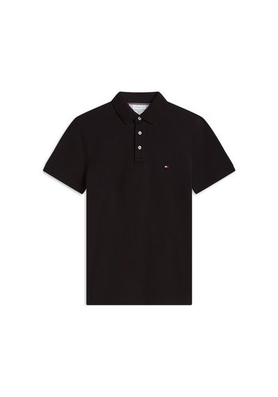 Tommy Hilfiger Core 1985 Slım Polo Erkek Siyah T-shirt - Mw0mw17771