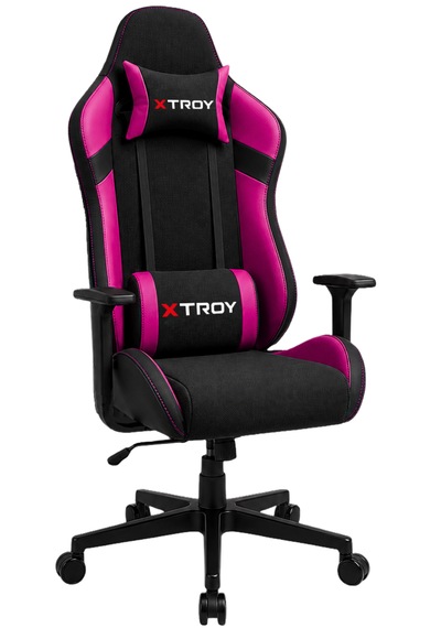 Xtroy Knight Model 140 Yatan, Kumaş Oyuncu Koltuğu Pembe