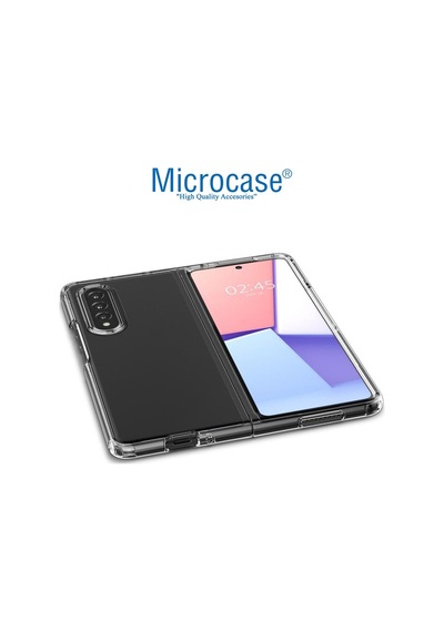 Samsung Uyumlu Galaxy Z Fold4 Sert Kristal Kapak Kilif - Seffaf Al3155 561023173