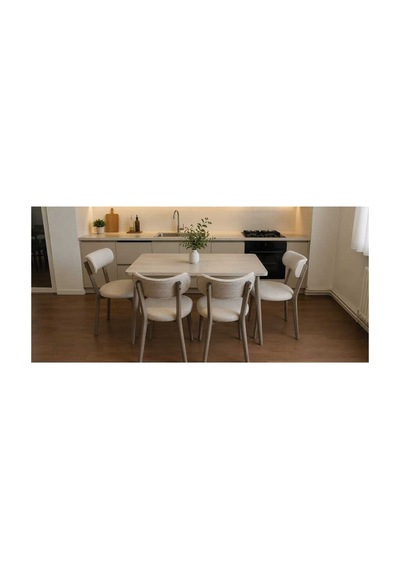 Efe Mobilya T-6010 4 Kişik Yemek Masası Ve Krem Sandalye Takımı Mutfak Salon Restorant Cafe Otel Kullanımına Uygundur. Efe Mobilya T-6010 4 Kişik Yemek Masası Ve Krem Sandalye Takımı Mutfak Salon Restorant Cafe Otel Kullanımına Uygundur.