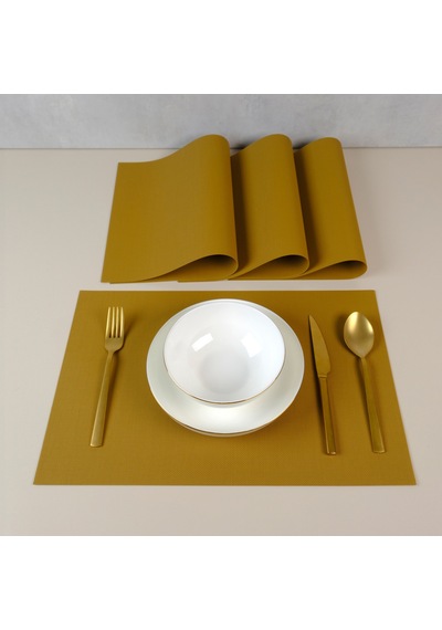Maxstyle Khaki 4 Parça Amerikan Servis 30x45 Cm Renkli