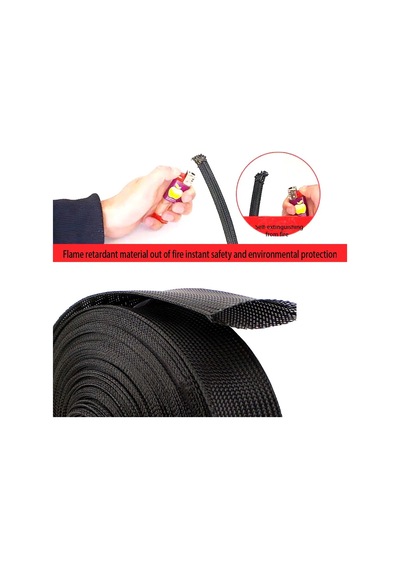 Gremtek 6mm 100 Metre Halojen Free Kablo Toplama Çorabı Düzenleyici Koruyucu Spiral 100 Adet