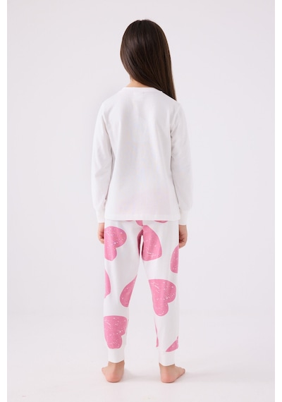 Rolypoly Kız Çocuk Pembe Pijama Takımı Rp3471-c-v1 Pembe