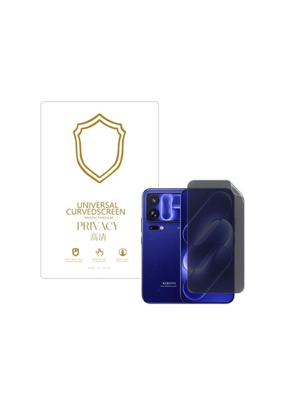 Microcase Xiaomi 18 Pro Max İle Uyumlu Privacy Gizlilik Filtreli Hayalet Nano Ekran Koruyucu-ekm110