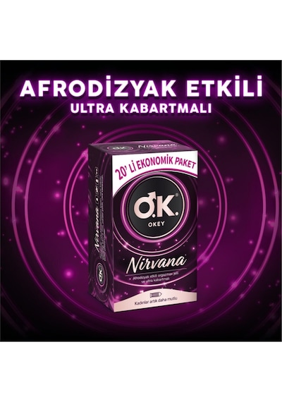 Okey Nirvana Prezervatif 40'lı