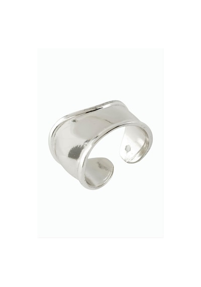 Zenviac456 Oval Metal Yüzük Zenviac45678 Gümüş Rengi 87785382
