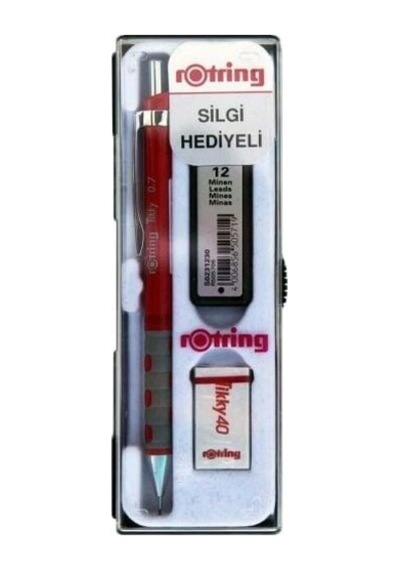 Rotring T07 Tikky & Uç & 0,7 Mm Kırmızı Versatil Kalem Seti