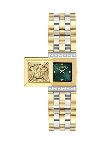 Versace Vrscve0c00125 Kol Saati Altın - Siyah