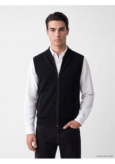 Lcwaıkıkı Classic Lacivert Regular Fit Erkek Triko Yelek