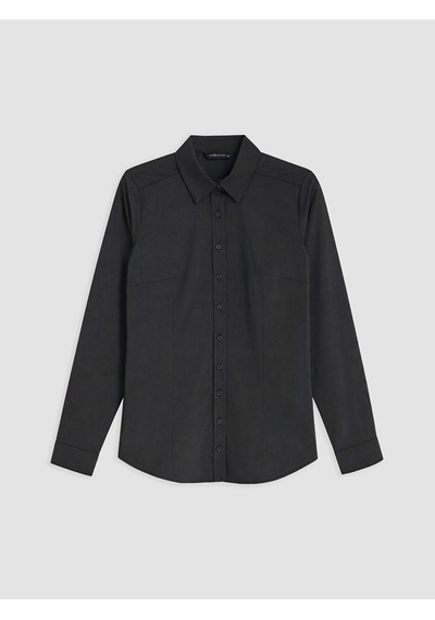 Lcw Everyday Siyah Regular Fit Kadın Gömlek