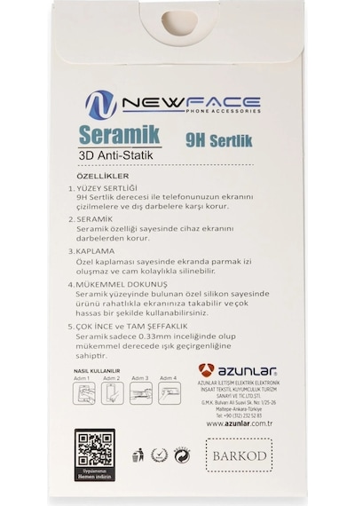 Samsung Uyumlu Galaxy S25 Fe 3d Antistatik Seramik Nano Ekran Koruyucu - Siyah/