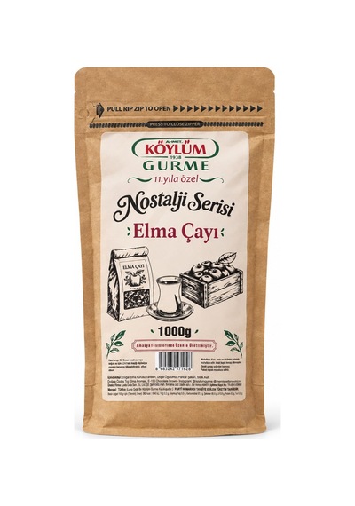 Köylüm Gurme Nostalji Serisi Elma Çayı 1000 G - 1 Adet