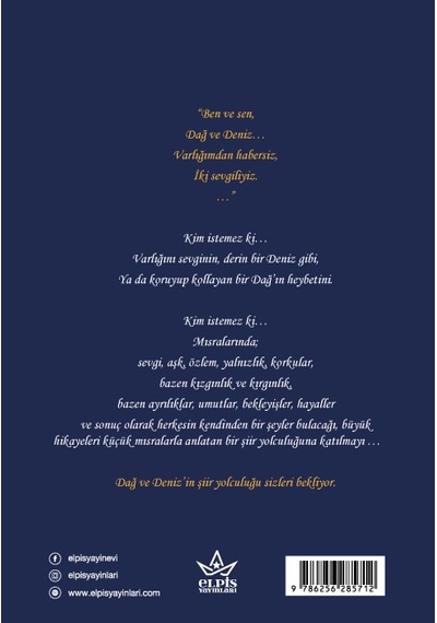 Dağ Ve Deniz - Uras H. Toprak - Elpis Yayınları