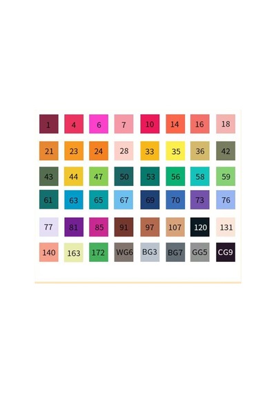 Touch Sketc 48 Adet Çift Taraflı Marker Kalem Seti