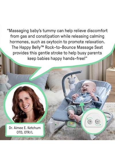 Ingenuity Happy Belly Baby Zıpzıp Koltuk Ve Salıncak, Göbek Masajı Ve Titreşim, Huzursuzluğu Yatıştırmaya Ve Rahatlatmaya Yardımcı Olur, Müzik, Pelüş Tembel Hayvan Oyuncağı, 0-6 Ay, Gri, Parker Açık Bej Ingenuity Happy Belly Baby Zıpzıp Koltuk Ve Salıncak, Göbek Masajı Ve Titreşim, Huzursuzluğu Yatıştırmaya Ve Rahatlatmaya Yardımcı Olur, Müzik, Pelüş Tembel Hayvan Oyuncağı, 0-6 Ay, Gri, Parker Açık Bej