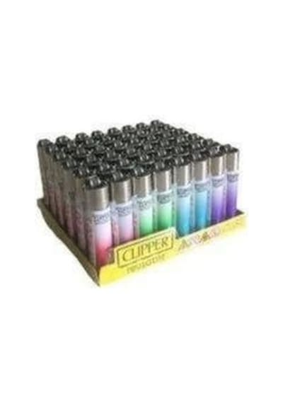 Clipper Reusable Micro Renkli Çakmak 48'li
