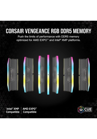 Vengeance Rgb 32gb 2x16gb 6400mhz Ddr5 C36 1,4v Ram Cmh32gx5m2b6400z36