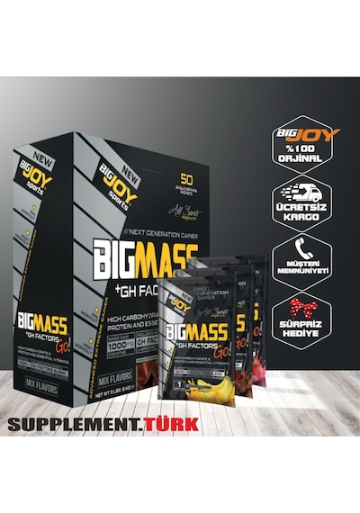 Bigjoy Bigmass Gh Go! 50 Paket 5000 Gram - Karbonhidrat (Gainer)