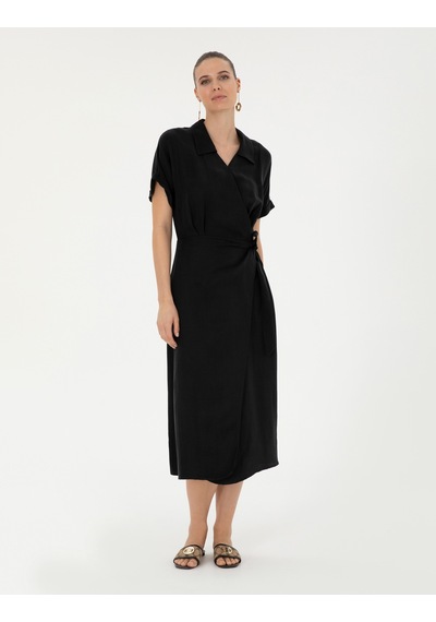 Pierre Cardin Kadın Siyah Elbise Dokuma 50283470-vr046 Siyah