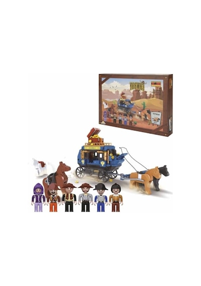 360 Parça Cowboy Seti Askerler Ve Kızılderililer Figürü