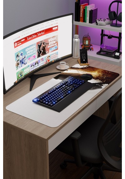 Dying Light Kaymaz Dikişli Kauçuk Oyuncu Mousepad V3 - 90x40 Xxl Gaming Mouse Pad Fare Altlığı