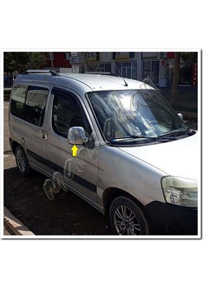 Markadan Peugeot Partner Krom Ayna Kapağı 1996-2008 2 Parça Abs K