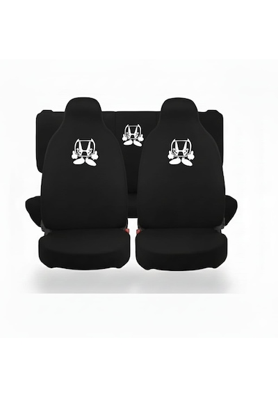 Homda Penye Oto Kılıf Ön Arka Set Siyah