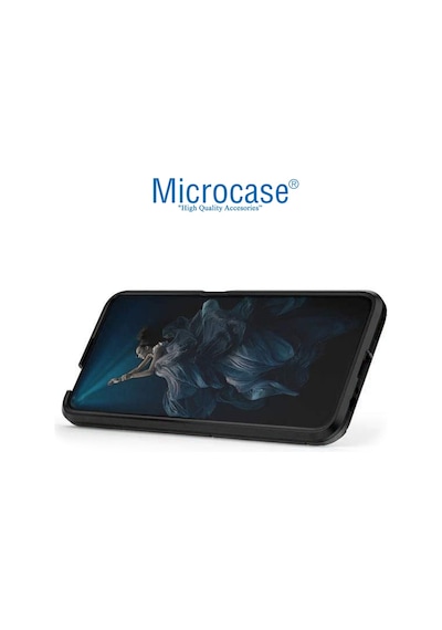 Huawei P Smart Pro 2019 Batman Yüzük Standlı Kılıf + Cam (Seç)