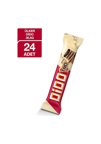 Ülker Dido Trio Beyaz Çikolatalı Gofret 36.5 G 24 ADET