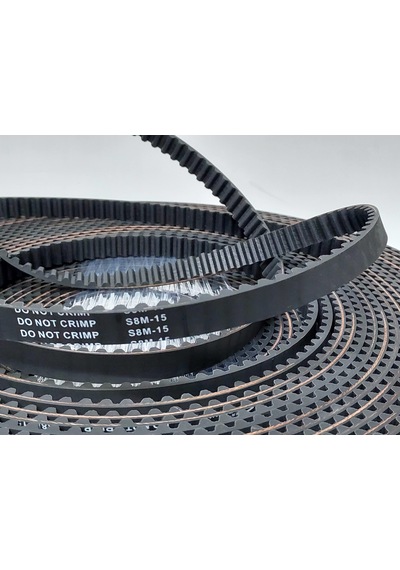 Std8m 15mm Açık Uçlu Kauçuk Zaman Kayış