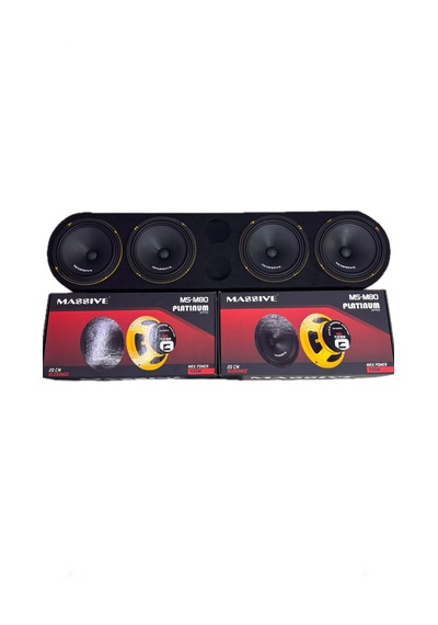 Massive Ms-m80 Üniversal Pandizotlu Tanesi 450w 175rms 20cm İki Takım Midrange