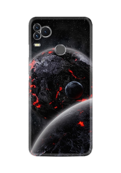Omix X400 Kılıf Resimli Desenli Silikon Platinium Series Dark World 1867