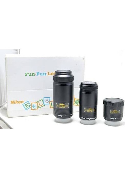 Nikon Fun Fun Macro 20 MM-90 MM-120 MM-400 MM 3’lü Lens Seti