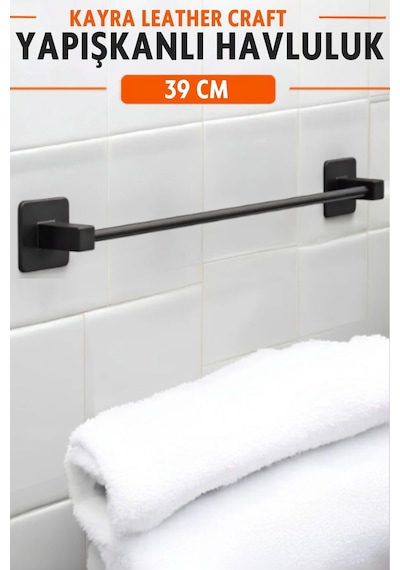 Yapışkanlı Metal Siyah Havluluk 39 Cm - Banyo Lavabo Mutfak Duvara Monte Delgisiz Vidalı Delmeden Kağıt Havlu Askısı - Paslanmaz Mat Siyah Uzun Bez Boru Askılık Standı Rayı Kağıtlık Rafı Düzenleyici Siyah Siyah Yapışkanlı Metal Siyah Havluluk 39 Cm - Banyo Lavabo Mutfak Duvara Monte Delgisiz Vidalı Delmeden Kağıt Havlu Askısı - Paslanmaz Mat Siyah Uzun Bez Boru Askılık Standı Rayı Kağıtlık Rafı Düzenleyici Siyah Siyah