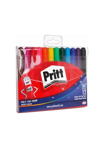 Pritt Jumbo Keçeli Kalem 12 Li Kalın Uçlu 1687975