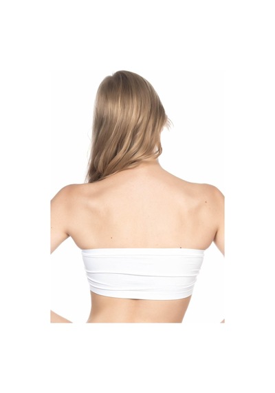 Moon Wear Beyaz Mı Emay 4002 Soft Straplez Büstiyer Beyaz