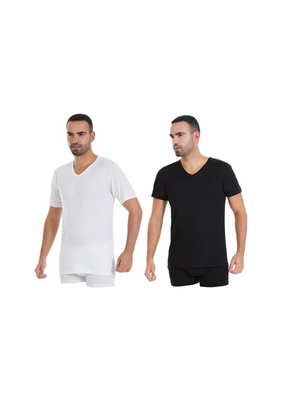 6'lı Paket Erkek Süper Ince Kısa Kol Fanila Atlet 001