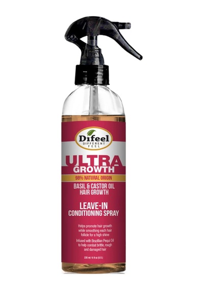 Difeel Ultra Growth Fesleğen ve Hint Yağı Özlü Durulanmayan Saç Bakım Spreyi 235 ML