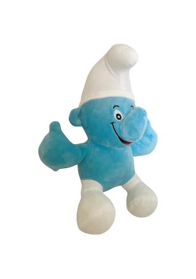 Şirinler Peluş Sevimli Şirin Pelüş 30cm Mavi - Beyaz