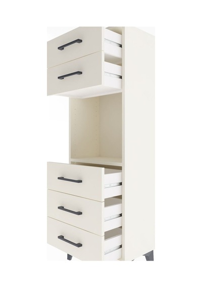 Arges Dolap Tek Raflı 5 Çekmeceli 44x30x134 Aytaşı-aytaşı Aytası
