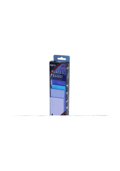 5pcs Silikon - Esnek Plates Bantı Renkli Direnç 10-15-20-30-40 Seviye Bx40 Çok Renkli