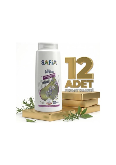 Safia Zayıf Ve Kırılgan Saçlar Şampuan 12x650 Ml