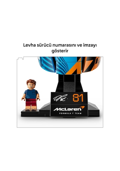LEGO® Editions McLaren Mastercard F1® Team Oscar Piastri Kaskı 43017 - 14 Yaş ve Üzeri için F1® Modeli Yapım Seti (793 Parça)