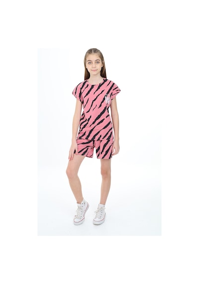 Toontoy Kids Toontoy Kız Çocuk W Yazı Baskılı Şortlu Takım Gül Kurusu Toontoy Kids Toontoy Kız Çocuk W Yazı Baskılı Şortlu Takım Gül Kurusu