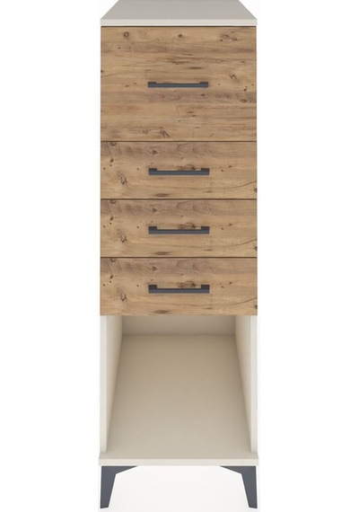 Kronos Dolap 4 Çekmeceli 44x59x134 Aytaşı-çam Aytaşı