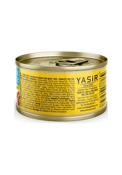 Bado Gurme Yaş Yetişkin Kedi Maması Somonlu 85 Gr 6 Adet