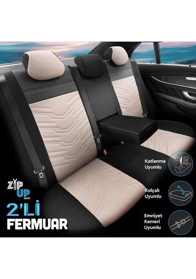 Otom Reflective Design Premium Stitch Tech Oto Koltuk Kılıfı 553158659