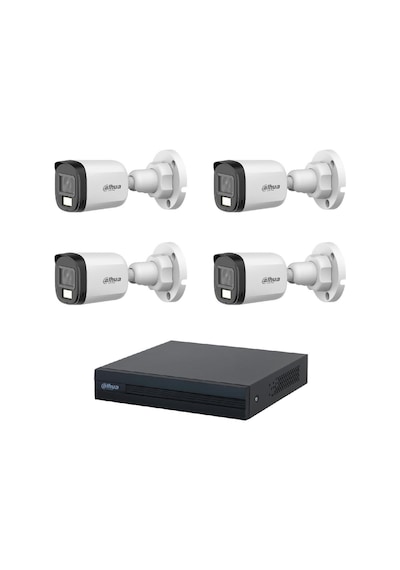 Dahua 5 Mp 4 Kameralı Sesli 30 Metre Renkli Gece Görüşlü Full Hd Kamera Seti