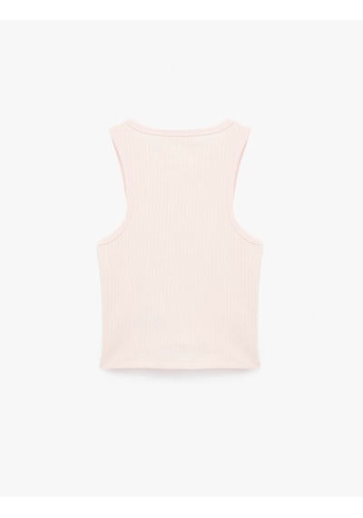 Koton Pamuklu Kaşkorse Kolsuz Pembe Kadın Bluz 6sal30052ık