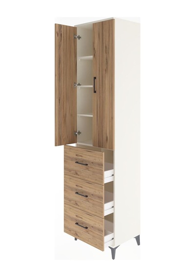 Hyperion Dolap 4 Raflı 3 Çekmeceli 2 Kapaklı 60x44x243 Aytaşı-çam Aytası Hyperion Dolap 4 Raflı 3 Çekmeceli 2 Kapaklı 60x44x243 Aytaşı-çam Aytası